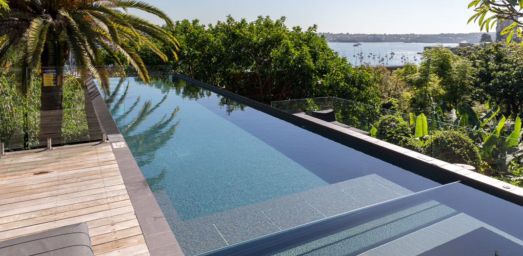 Residential concrete pool, Eastern Suburbs Sydney